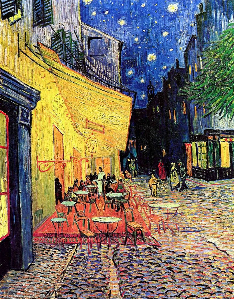 Vincent van Gogh, Terrasse de café sur la Place du Forum, 1888, huile sur toile