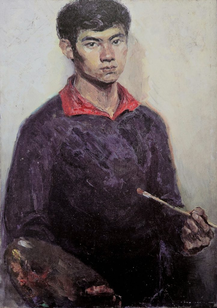 Autoportrait, c.1970, huile sur toile. Source: Before Paris, 2017, Gli Ori, Pistoia